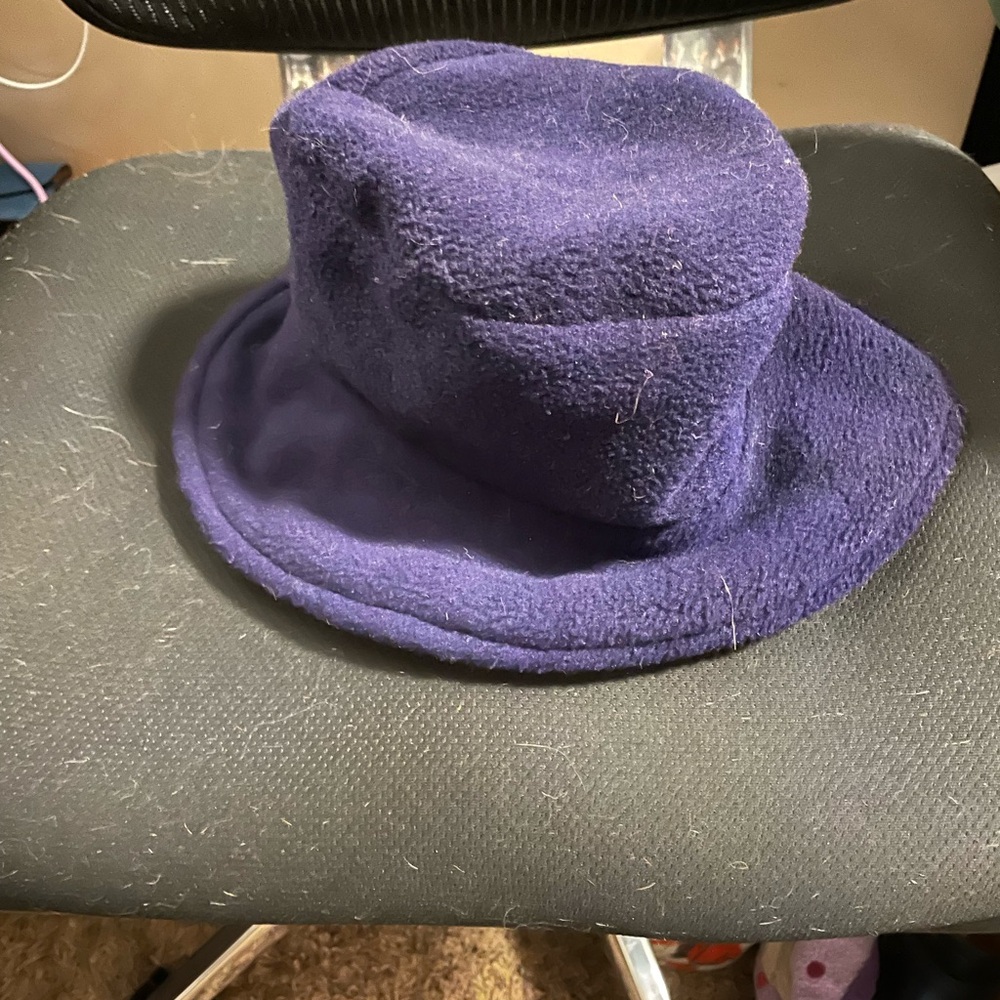 Purple Fleece Bucket Hat